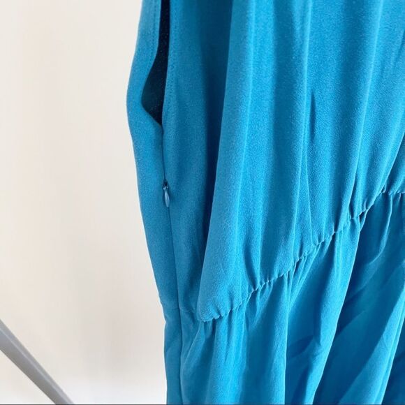 Rachel Zoe Blue Ruffle Fit & Flare Mini Dress 22W - Picture 8 of 8